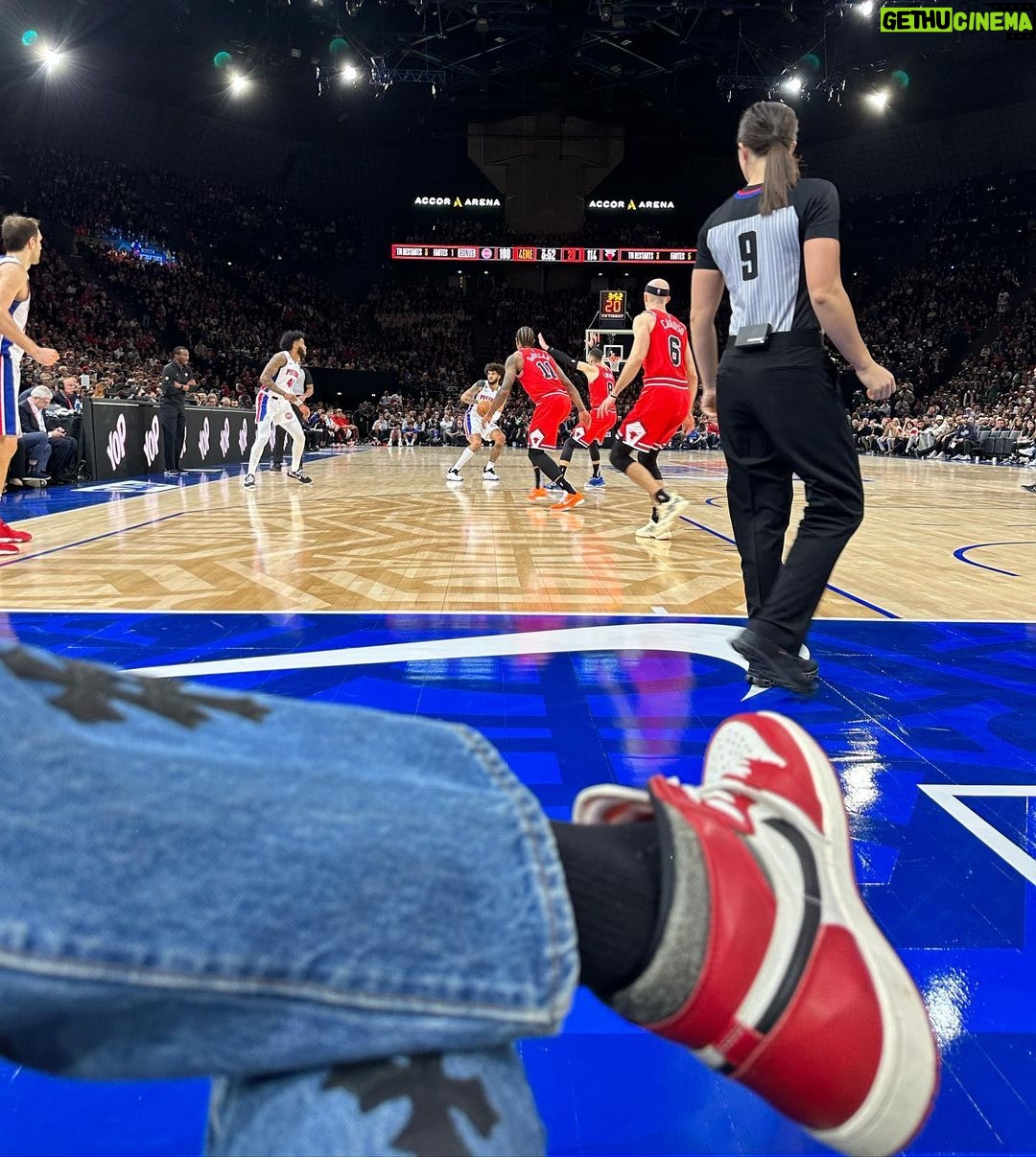 Thylane Blondeau - 265.2K Likes - Thank you @nbaeurope had so much fun ❤️ #nbaparis