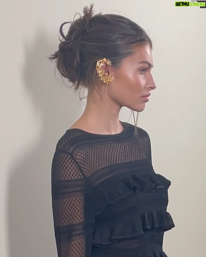 Thylane Blondeau - 3 Likes - @zimmermann 👧🏻🖤 thank you for this beautiful show 🤞🏼🖤