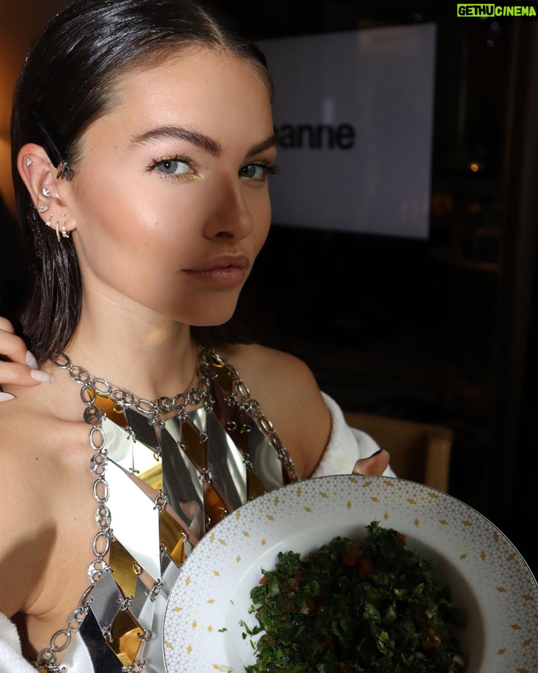 Thylane Blondeau Instagram - Bts @rabanne 💛 Hair @lauriezanolettihair MUA @aliandreeamakeup Rings @apmmonaco