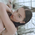 Thylane Blondeau Instagram - Rabanne rhythm. Getting ready for the Rabanne Fall-Winter 24 show. _ #RabanneFW24 #RabanneMakeup #Rabanne
