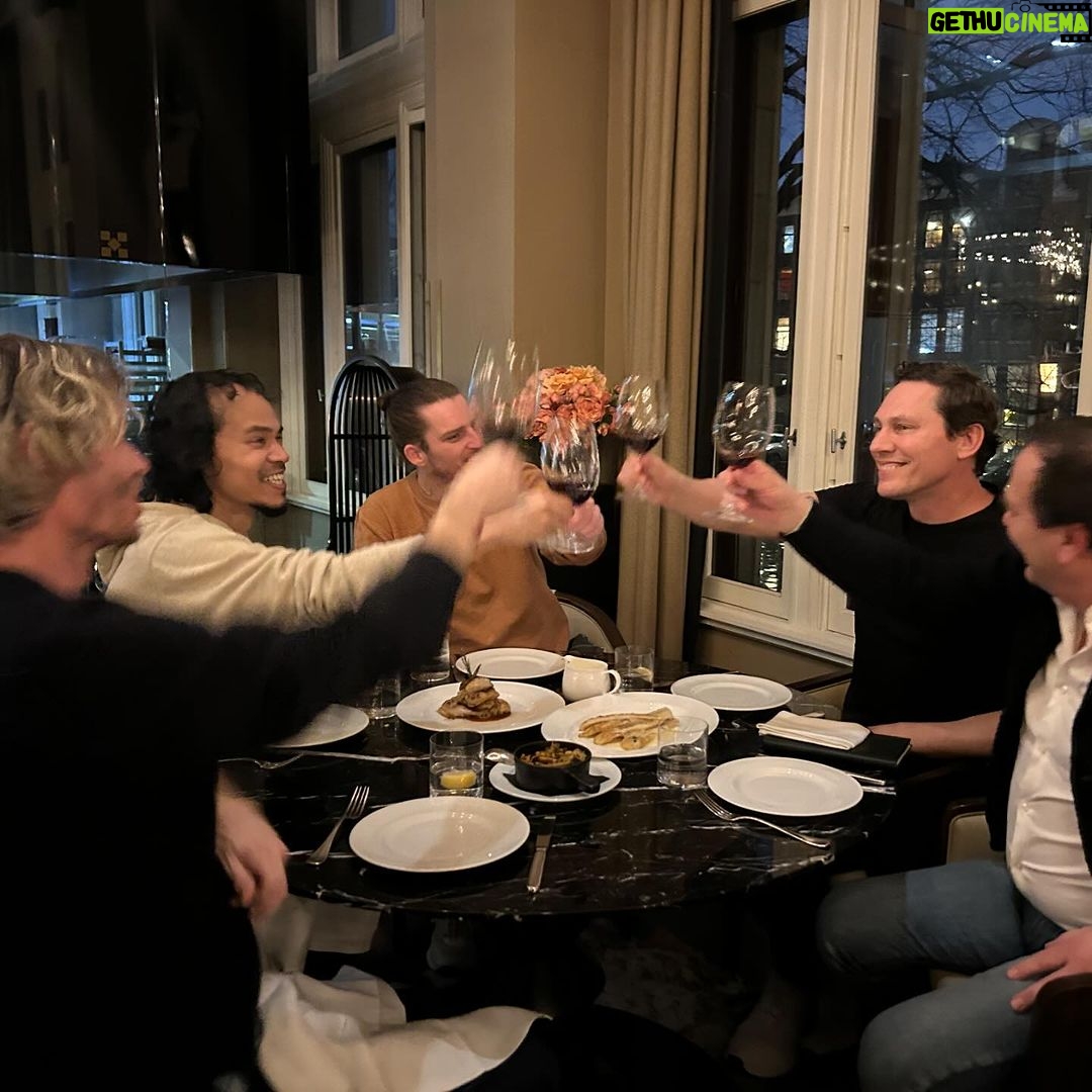 Tiësto Instagram - Cooking beats and eating well in Amsterdam 🥂😋 Amsterdam, Netherlands