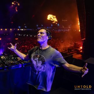 Tiësto Instagram - Y’all know how to sing! Thank you Untold Dubai for an incredible night! ❤️🔥