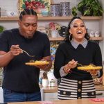 Tia Mowry Instagram - Our facial expressions send me every time 😂 Not Like Mama is a new cooking show, hosted by me and @terrellgrice, where home chefs try to recreate their mom's famous dishes. #NotLikeMama is now streaming on @wearefilmrise!