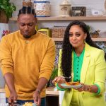 Tia Mowry Instagram - Our facial expressions send me every time 😂 Not Like Mama is a new cooking show, hosted by me and @terrellgrice, where home chefs try to recreate their mom's famous dishes. #NotLikeMama is now streaming on @wearefilmrise!