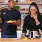 Tia Mowry Instagram - Our facial expressions send me every time 😂 Not Like Mama is a new cooking show, hosted by me and @terrellgrice, where home chefs try to recreate their mom's famous dishes. #NotLikeMama is now streaming on @wearefilmrise!