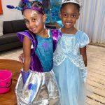 Tia Mowry Instagram - We had ourselves a little alien adventure last night! Tricked and treated with our friends all over the neighborhood, and Cree’s costume had me cracking up all night 🎃 Cairo and Kaavia knew exactly what treats they wanted - they were running the show 😂 Hope you had a great Halloween!