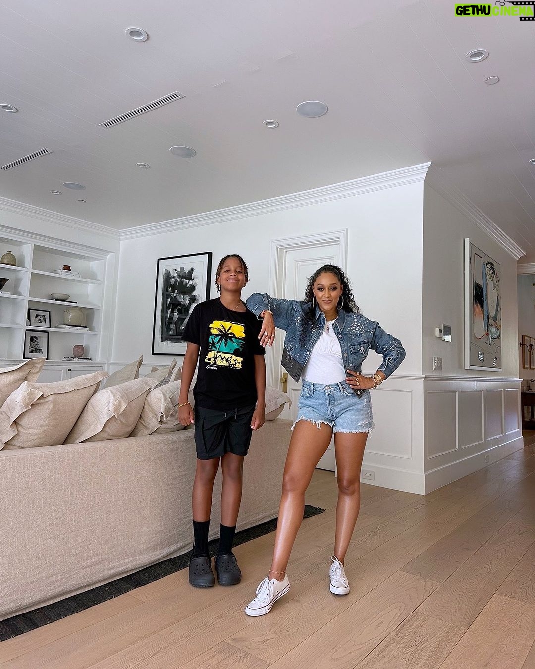 Tia Mowry Instagram - This solo trip has been incredibly significant and healing for me, but I have to admit, I'm missing my babies so much! I can’t wait to see them very soon, and I can't wait to give both of them a big, warm hug and tell them ‘I love you’ in person. Being a mother to these two is an absolute blessing, and my favorite job in this life! And, I'm still very grateful for this time to recharge and recenter so that I can return as the best possible mom for them 💕