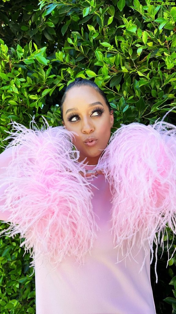 Tia Mowry Instagram - When in doubt, always choose pink 💕 Who’s going to see @barbiethemovie next week 👀