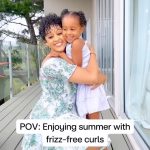 Tia Mowry Instagram - Get frizz-free curls for the whole family! 💜 Our hero ingredient, Hemi15, is clinically proven to provide frizz control, humidity protection, and defense against UV rays. Transform your summer hair care routine at 4UbyTia.com!