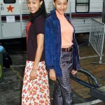 Tia Mowry Instagram - Take two on a trip down memory lane of me and @tameramowrytwo iconic 90’s red carpet looks 💅🏽Fashion is so cyclical, like the leather trench coats, the long skirts, the capris! I feel like I see outfits that are similar all the time on ig nowadays 😂 But I gotta know, which outfits are your favorite 👀