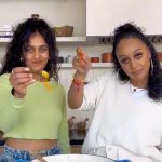 Tia Mowry Instagram - Queen @tiamowry came to my kitchen and she left NO crumbs 😋defo laughed more than we cooked 😂😂😂❤️ Full recipe for this vegan butter tofu/ tikka masala on my website (www.radhidevlukia.com) it was SO GOOD!!!