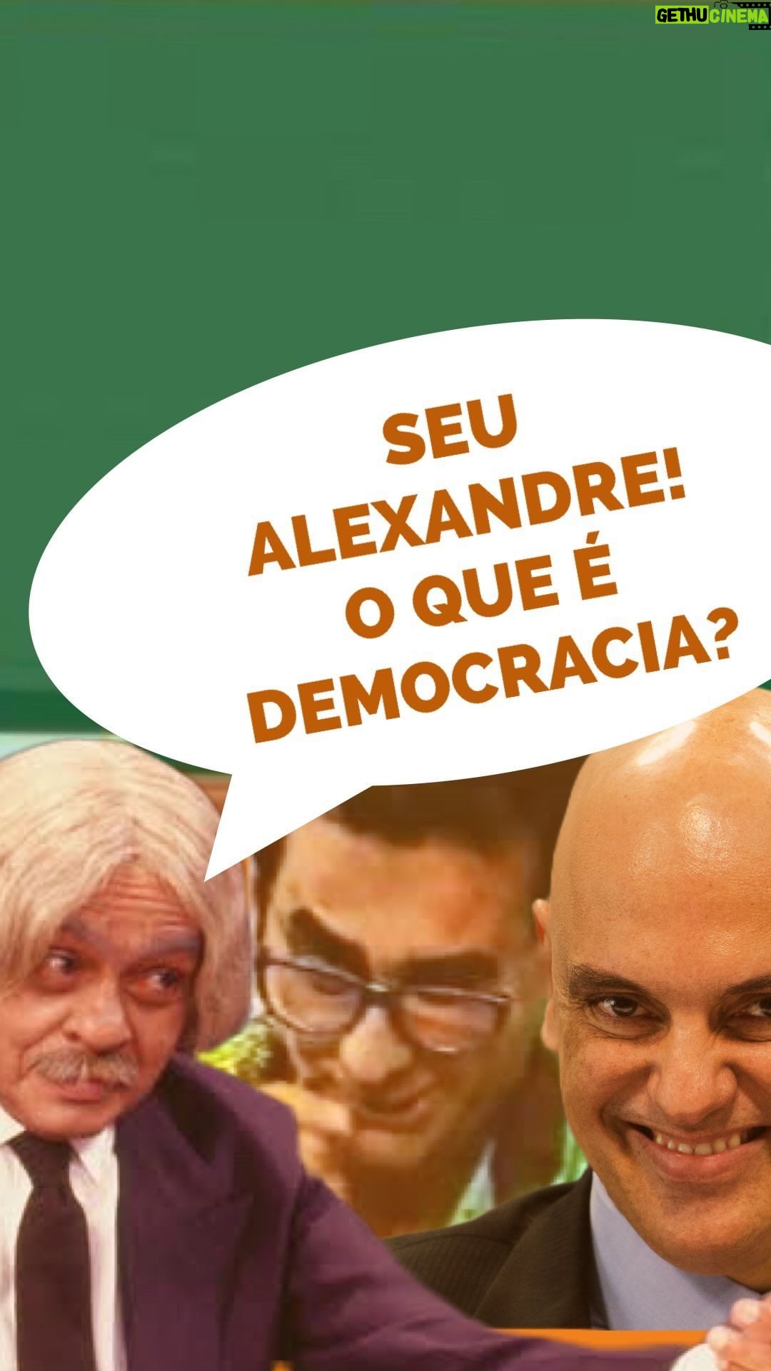 Tiago Pavinatto Instagram - MINISTRO, O QUE É #DEMOCRACIA ? Não perca #OsTremasNosUs de #hoje São Paulo, Brazil