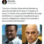 Tiago Pavinatto Instagram - OU O BRASIL PRENDE O MORAES OU O MORAES PRENDE O BRASIL. Pouca Justiça e muita preventiva, os males do Brasil são. São Paulo, Brazil