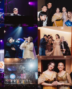 Tiara Andini Instagram - Aku pingin sharing ke kalian tentang ini, tapi sedikit personal gapapa ya?
Billion songs concert hari itu adalah momen yang membanggakan, menyenangkan, dan mengharukan buat aku. Bangga dan bersyukur banget rasanya aku bisa jadi salah satu cerita yang dipilih untuk ikut mengukir history papa yovie @ywpiano. Aku mau ngucapin terima kasih buat papa yovie yang sudah ngasih banyak pengalaman berharga buat aku, salah satunya mengenal lebih dekat kakak kakak kahitna. Aku seneng banget dikasih kesempatan dekat dengan kak mario, mas hedi, dan mas carlo dari konser "Bahaya Mantan Terindah". 
Di Billion Songs Concert malam itu, aku terharu tapi jujur sedih juga. Karena yang biasanya kalo ketemu kakak kakak kahitna itu bertiga, ini tinggal berdua. Momen2 disaat masih lengkap itu kalo diinget sekarang, ternyata mahal banget harganya. Nggak ternilai malah.
Aku jadi belajar, bahwa kita harus banyak banyak menikmati dan bersyukur disetiap waktu yang ada dengan orang orang di sekitar kita. Karena siapa tau kita nggak diberi kesempatan untuk berbagi cerita lagi di kemudian hari. Walaupun kahitna sudah tidak bertiga lagi, tapi aku yakin mas carlo ikut bahagia di Surga melihat kita semua berhasil dan sukses di konser malam itu🤍
Papa yovie, makasih ya udah kasih kesempatan berharga itu buat aku☺️🤗
Banyak sekali momen yang terjadi di dalam foto foto ini. Dan keberhasilanku gaakan terjadi kalo nggak dibantu sama papa mama, my glam and music team, dan orang orang disekelilingku yang aku sayang. 
Oiyaa karena konser ini juga aku bisa ngobrol sama kak yaya lagi😫 wkwk malu. 
Yaa gitudeh pokonya.
Itu aja cerita dari aku.
Sekian dan terima gaji.

👗 : @rikkisi @hiantjen @rinaldyyunardi @lisajuofficial 
💄 : @vs_makeupstudio @silvihairdo 
📸 : @fawzypadly