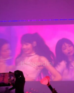 Tiara Andini Instagram - Kehebohanku nonton konser blackpink di Hongkong💞 
⚠️ati ati yang pake earphone⚠️