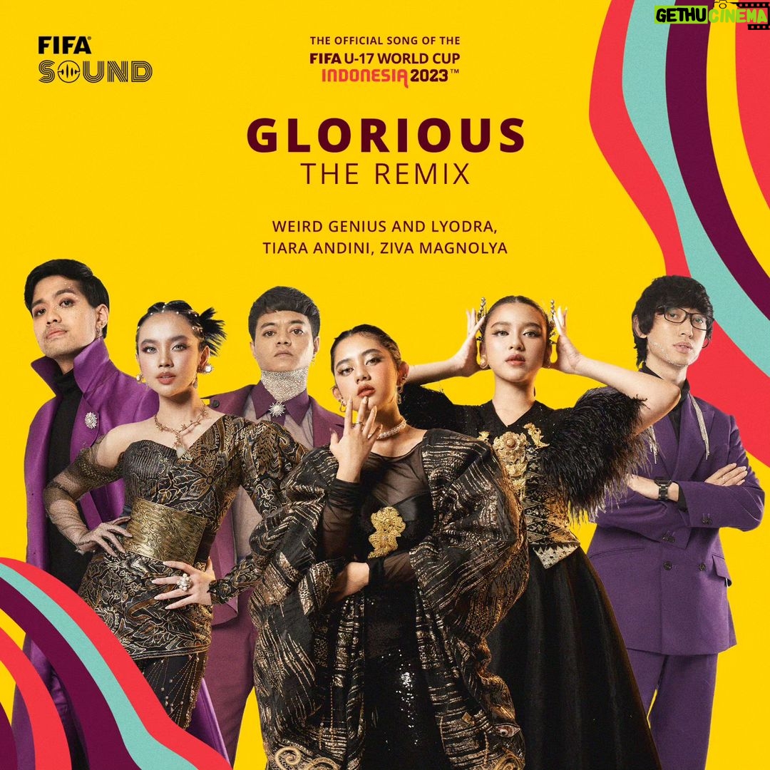 Tiara Andini Instagram - How did you guys enjoy the FIFA U-17 World Cup? 👀 We're feeling delighted that ‘Glorious’ Remix, the Official Song for the 🇮🇩 FIFA U-17 World Cup, is already out everywhere for you guys to listen to! 🙌⚽️ @fifaworldcup @weird.genius