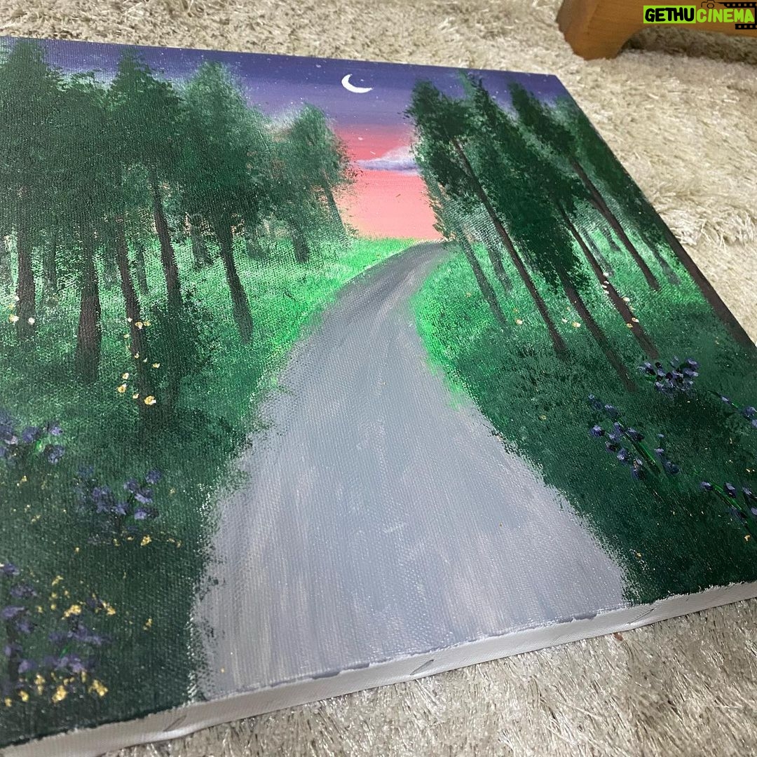 Tiara Andini Instagram - Just me and my canvas