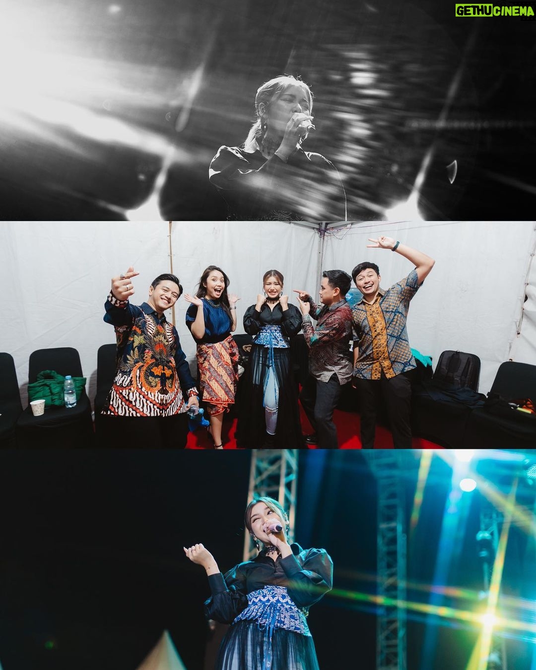 Tiara Andini Instagram - One of the best audience fr!😭🥹🖤✨ The crowded was soooo freaking crazy. Until I can't hold back my happy tears. I wanna hug all of you if I could at that moment. Thank you for all the love <3