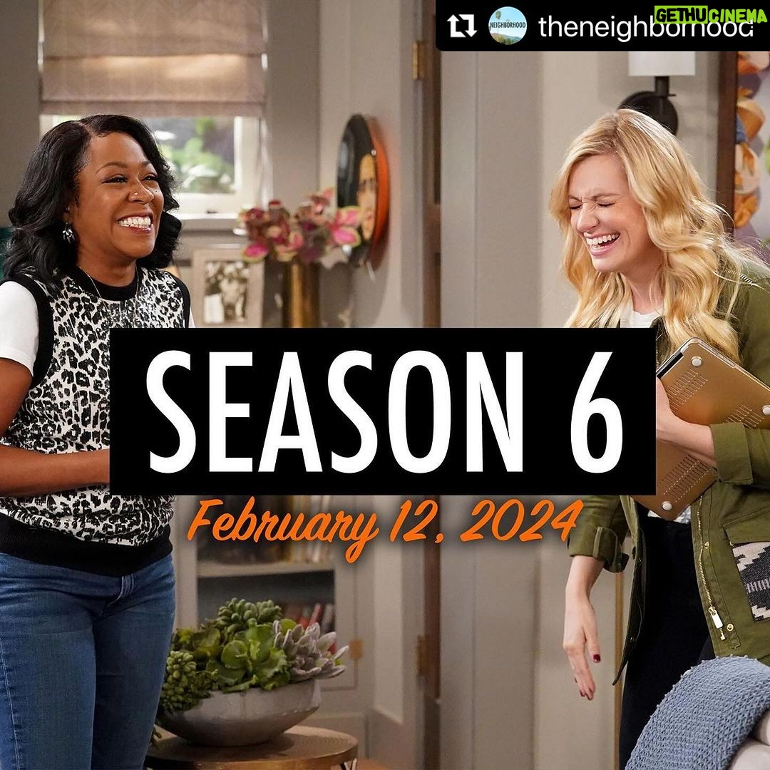 Tichina Arnold Instagram - We’re coming back! Season 6 beginning on February 12, 2024. God is GOOD! #TheNeighborhood