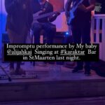 Tichina Arnold Instagram - So my baby @alijahkai did an impromptu performance last night at #Karaktar Bar in St.Maarten last night. @badgalriri song: #LoveOnTheBrain K - Like Karakter
