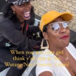 Tichina Arnold Instagram - My very first @wutangclan @nas Concert. Shut up. We had golf cart service. Beep! Beep! Yeah baby! Lmao! Hollywood Bowl