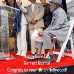 Tichina Arnold Instagram - Today was a great day. We love you @_garrettmorris! May your Beautiful life continue to be Blessed. You deserve all the accolades and then some. 87 years Strong. #GarrettMorrisDay