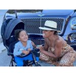 Tichina Arnold Instagram - When I was a kid, we had a small blue plastic baby pool and a water hose or the fire hydrant down the street. Not a bouncy house with a slide into a pool. Lol! Never lose your inner child. Happy 4th Born Day Zayne! July 9th. #CancersRock