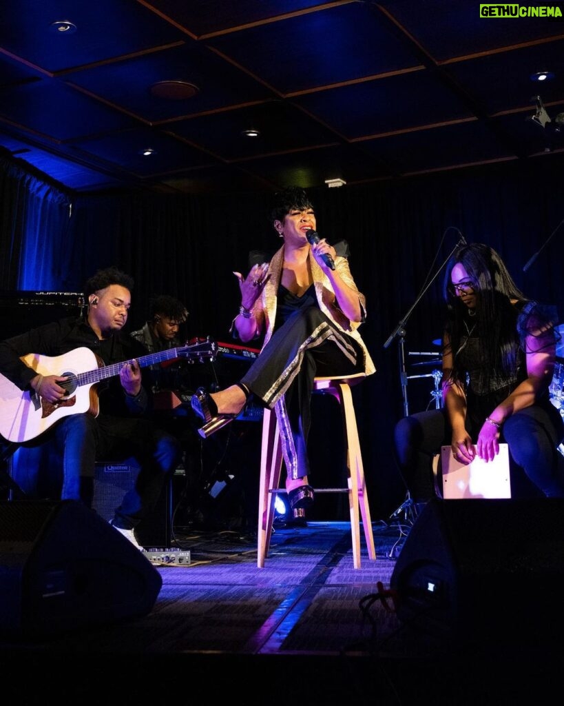 Tichina Arnold Instagram - Rocking the stage with my baby @alijahkai and my band #KNOWPressure brings me so much joy ♥️ Can't wait to do it again tonight at the @SLSBeverlyHills. See you there! SLS Hotel, a Luxury Collection Hotel, Beverly Hills