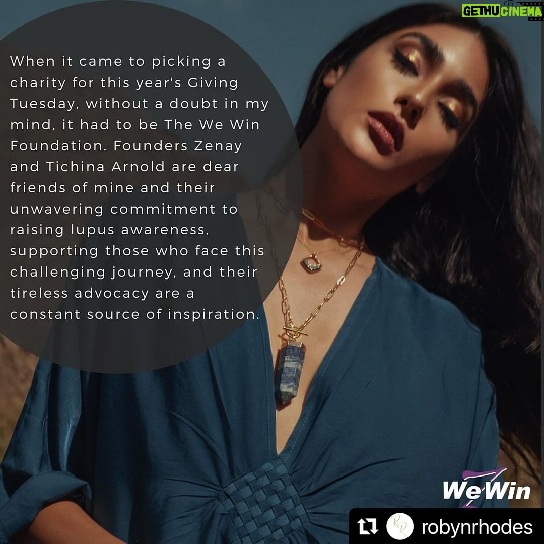 Tichina Arnold Instagram - Many many THANKS to @robynrhodes who is an amazing jewelry designer and dear friend. She has chosen We Win as her Charity to support #GivingTuesday Please go to her website and check out her beautiful designs. Your purchase will support my foundation to help people like myself and our Caregivers. Thank you! #Repost @robynrhodes with @use.repost ・・・ When it came to picking a charity for this year's Giving Tuesday, without a doubt in my mind, it had to be The We Win Foundation. Founders Zenay and Tichina Arnold are dear friends of mine and their unwavering commitment to raising lupus awareness, supporting those who face this challenging journey, and their tireless advocacy are a constant source of inspiration.