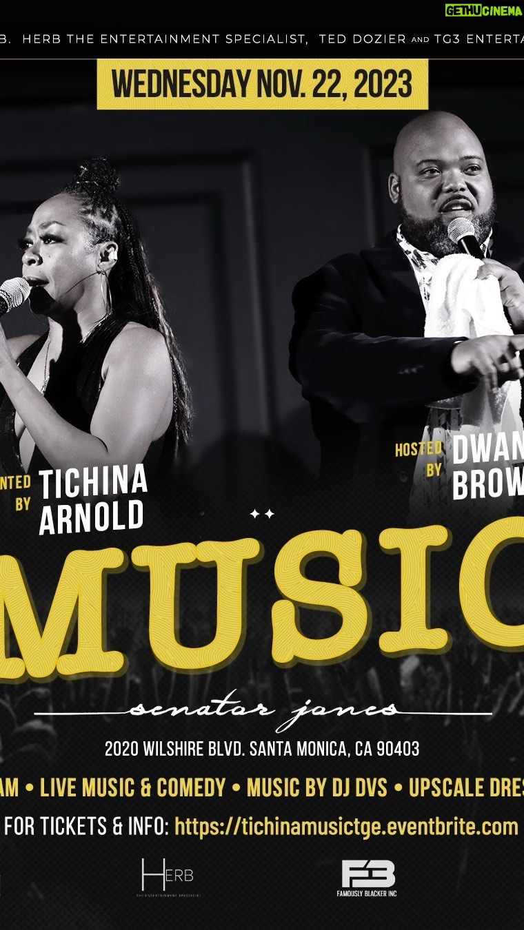 Tichina Arnold Instagram - See ya tomorrow Wednesday, November 22nd at 8pm - Come feed your Spirit with our Soul.