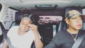 Tichina Arnold Instagram - A #Throwback moment to when a mother should CORRECT not CAPITULATE. Smdh. My bad. Lol.  #TICHINAandALIJAH #SchoolMorningPlaylist @alijahkai