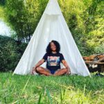 Tichina Arnold Instagram - Super excited to enjoy the #BlueMoon tonight from my #Meditation #TeePee - Yay! #IntentionsSET