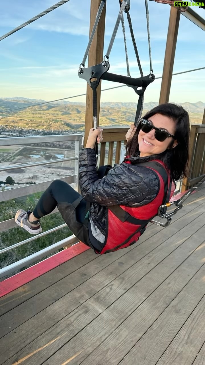 Tiffani Thiessen Instagram - Zipping into my 50s never felt so good. @highlineadventures was a HUGE highlight from last weekend’s birthday festivities. I’m already planning my next trip back. Who’s with me? ✋🏼 Highline Adventures
