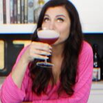 Tiffani Thiessen Instagram - The Pink Lady. This easy cocktail is suitable for your next girls’ night in, not suitable for white couches or rugs. Don’t say I didn’t warn you. Recipe in #HereWeGoAgain 💖