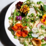 Tiffani Thiessen Instagram - Spring Risotto 🌸 my classic recipe with a pretty presentation
