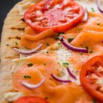 Tiffani Thiessen Instagram - Never need an excuse to eat pizza… but when it’s both #nationalpizzaday AND #nationalbagelandloxday … why not put them together. #recipe for my “Lox Pizza” is on the #blog #linkinbio