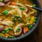Tiffani Thiessen Instagram - Ginger Chicken Soup for the win! This cold is kicking my butt (I hear a lot of people have been catching it) so it’s time to get serious. #recipe on the #blog #linkinbio