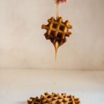Tiffani Thiessen Instagram - My kids flipped for my “Apple Waffles” with caramel this morning. It’s an easy waffle recipe that is perfect to make a big batch ahead and freeze. #recipe on the #blog #linkinbio