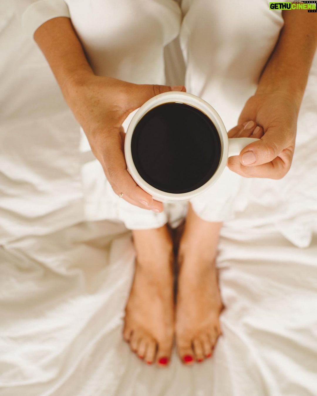 Tiffani Thiessen Instagram - Oh #coffee… how I love thee. My always needed morning wake me up. ❤️☕️#nationalcoffeeday #cheers #coffeelover
