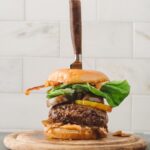 Tiffani Thiessen Instagram - It’s national cheeseburger day and as always… I have to give props to one of the best sandwiches ever invented. My blue cheese stuffed burger is one that gets requested often in our house. #recipe in #pullupachair #ilovecheeseburgers