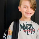 Tiffani Thiessen Instagram - First day of 1st Grade for this cutie. Woohoo! Holt, you bring kindness and fun to all that are around you. I think it says a lot that the teachers have all the new classmates sit at your table. ❤️ You’re so sweet and welcoming to everyone. We love you and are so proud of you.