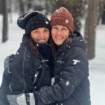 Tiffani Thiessen Instagram - What a fun couple of days hanging with the TX family who came west for their spring break. Boy did we make some memories. And a huge thank you to @lesleyfeldman for allowing us to crash at her cabin in #BigBear. ❤️