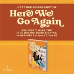 Tiffani Thiessen Instagram - For those who couldn’t attend my book signings this week, I’m doing a special live ✨virtual✨ book signing next week! I’ll be on live stream, answering your questions and autographing your books. RSVP at the link in my bio. Cannot wait to be able to connect with even more of you ❤️ Thanks for loving Here We Go Again!