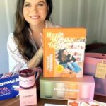 Tiffani Thiessen Instagram - Happy Giveaway! I’m so excited to gift one of you a signed copy of my book, Here We Go Again, and all these fun goodies. Treat yourself, or share the ❤️with your fellow foodie friends or fam (it’s almost gifting season, guys!) To enter: Order Here We Go Again DM me a screenshot of your order confirmation Winner will be chosen at random. Good luck, my friends xx