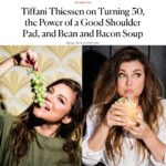 Tiffani Thiessen Instagram - Her pop-culture stronghold has shown little sign of slowing since she starred as Kelly Kapowski in the cult-classic Saved By the Bell and Valerie Malone in Beverly Hills, 90210. Now, @tiffanithiessen is taking on the culinary circuit via her hosting gig on MTV’s Deliciousness and the release of her second cookbook, HERE WE GO AGAIN: Recipes and Inspiration to Level Up Your Leftovers, out today. “We didn’t have money—we couldn’t waste food. We couldn’t waste anything,” the 49-year-old emphatically shares over Zoom about her “normal and humble upbringing” in Long Beach, CA. Click the #linkinbio to read more about Tiffani's new cookbook and her thoughts on turning 50 soon! Written by @liz.ritter #SavedBytheBell #KellyKapowski #BeverlyHills90210 #90210 #tiffanithiessen #tiffanithiessenedit #cookbook #cookbooks #cheflife