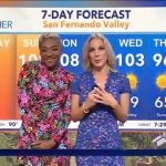 Tiffany Haddish Instagram - I finally got to check a dream off my list. I always wanted to give the weather report to the people. Well I did it, see dreams do come true. #sheready