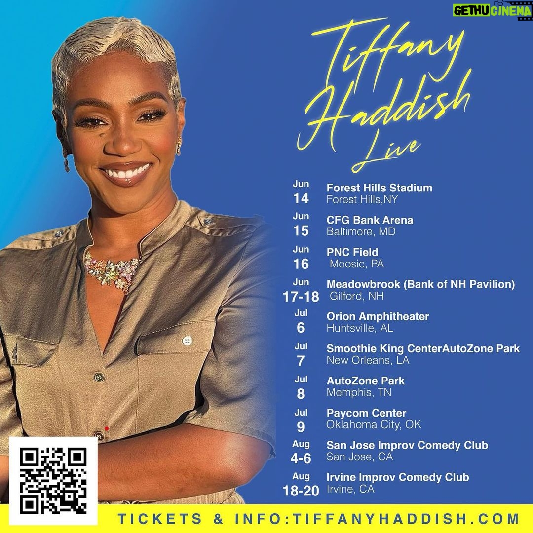 Tiffany Haddish Instagram - Get your tickets at TiffanyHaddish.com