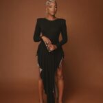 Tiffany Haddish Instagram - She Ready!!!! All dressed up for the @espys.awards.2023 Styled by: @waymanandmicah Hair by: @hair4kicks MakeUp: @makeupbyhendra Photographer: @mr_dadams Dress: @alexandrevauthier Shoes: @casadeiofficial Jewelry: @worldofreza