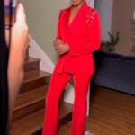 Tiffany Haddish Instagram - Tonight ! @tiffanyhaddish ❤️❤️❤️❤️ ‘ @makeupbyhendra @hair4kicks ‘ #tiffanyhaddish