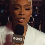 Tiffany Haddish Instagram - Here because they’re BOSSes. It’s your girl Tiffany Haddish, meeting all the BOSSes behind the scenes at the BOSS Miami Show #BeYourOwnBOSS Miami, Florida